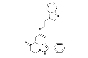 N-[2-(2H-indol-3-yl)ethyl]-2-(5-keto-2-phenyl-1,3a,6,7-tetrahydropyrazolo[1,5-a]pyrimidin-4-yl)acetamide