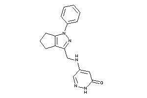 4-[(1-phenyl-5,6-dihydro-4H-cyclopenta[c]pyrazol-3-yl)methylamino]-1H-pyridazin-6-one