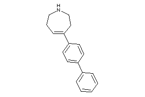 4-(4-phenylphenyl)-2,3,6,7-tetrahydro-1H-azepine