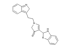 Image of 4-(2,3-dihydro-1,3-benzothiazol-2-yl)-1-[2-(2H-indol-3-yl)ethyl]-2-pyrrolin-3-one