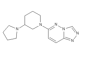 6-(3-pyrrolidinopiperidino)-[1,2,4]triazolo[3,4-f]pyridazine