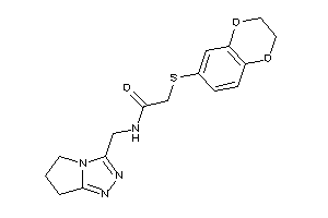 2-(2,3-dihydro-1,4-benzodioxin-6-ylthio)-N-(6,7-dihydro-5H-pyrrolo[2,1-c][1,2,4]triazol-3-ylmethyl)acetamide