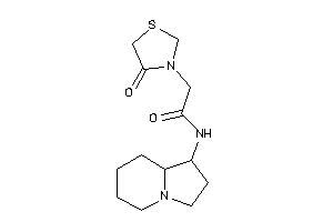 N-indolizidin-1-yl-2-(4-ketothiazolidin-3-yl)acetamide