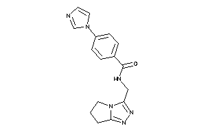 N-(6,7-dihydro-5H-pyrrolo[2,1-c][1,2,4]triazol-3-ylmethyl)-4-imidazol-1-yl-benzamide