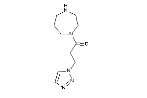 1-(1,4-diazepan-1-yl)-3-(triazol-1-yl)propan-1-one