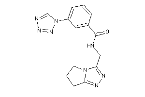 N-(6,7-dihydro-5H-pyrrolo[2,1-c][1,2,4]triazol-3-ylmethyl)-3-(tetrazol-1-yl)benzamide