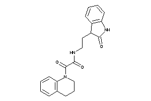 2-(3,4-dihydro-2H-quinolin-1-yl)-2-keto-N-[2-(2-ketoindolin-3-yl)ethyl]acetamide