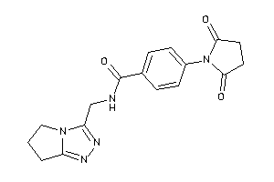 N-(6,7-dihydro-5H-pyrrolo[2,1-c][1,2,4]triazol-3-ylmethyl)-4-succinimido-benzamide