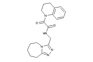 2-(3,4-dihydro-2H-quinolin-1-yl)-2-keto-N-(6,7,8,9-tetrahydro-5H-[1,2,4]triazolo[4,3-a]azepin-3-ylmethyl)acetamide