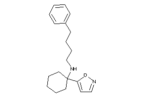 (1-isoxazol-5-ylcyclohexyl)-(4-phenylbutyl)amine