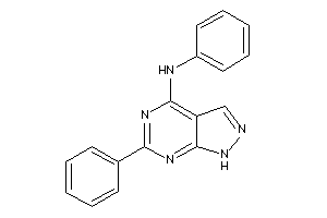 Image of Phenyl-(6-phenyl-1H-pyrazolo[3,4-d]pyrimidin-4-yl)amine