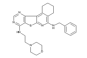 Benzyl-[(2-morpholinoethylamino)BLAHyl]amine