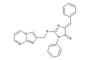 5-benzal-2-(imidazo[1,2-a]pyrimidin-2-ylmethylthio)-3-phenyl-2-imidazolin-4-one