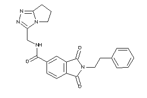 N-(6,7-dihydro-5H-pyrrolo[2,1-c][1,2,4]triazol-3-ylmethyl)-1,3-diketo-2-phenethyl-isoindoline-5-carboxamide