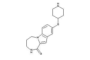 9-(4-piperidyloxy)-2,3,4,5-tetrahydro-[1,4]diazepino[1,2-a]indol-1-one