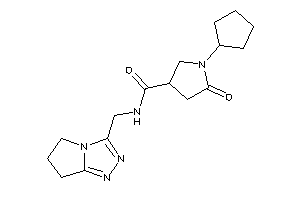 1-cyclopentyl-N-(6,7-dihydro-5H-pyrrolo[2,1-c][1,2,4]triazol-3-ylmethyl)-5-keto-pyrrolidine-3-carboxamide