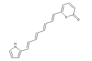 6-[8-(1H-pyrrol-2-yl)octa-1,3,5,7-tetraenyl]pyran-2-one
