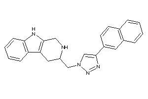 Image of 3-[[4-(2-naphthyl)triazol-1-yl]methyl]-2,3,4,9-tetrahydro-1H-$b-carboline