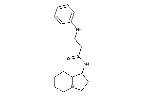 3-anilino-N-indolizidin-1-yl-propionamide