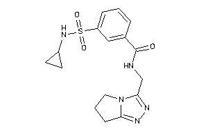 3-(cyclopropylsulfamoyl)-N-(6,7-dihydro-5H-pyrrolo[2,1-c][1,2,4]triazol-3-ylmethyl)benzamide