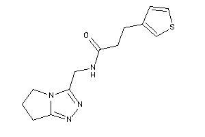 N-(6,7-dihydro-5H-pyrrolo[2,1-c][1,2,4]triazol-3-ylmethyl)-3-(3-thienyl)propionamide