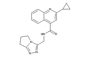 2-cyclopropyl-N-(6,7-dihydro-5H-pyrrolo[2,1-c][1,2,4]triazol-3-ylmethyl)cinchoninamide