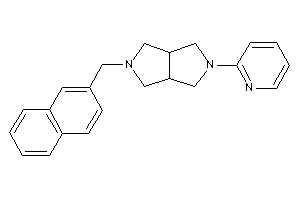 5-(2-naphthylmethyl)-2-(2-pyridyl)-1,3,3a,4,6,6a-hexahydropyrrolo[3,4-c]pyrrole