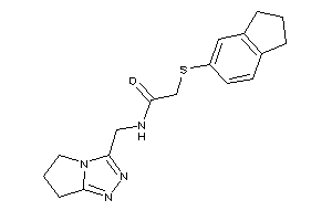 N-(6,7-dihydro-5H-pyrrolo[2,1-c][1,2,4]triazol-3-ylmethyl)-2-(indan-5-ylthio)acetamide