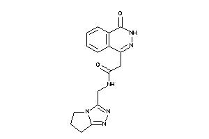 N-(6,7-dihydro-5H-pyrrolo[2,1-c][1,2,4]triazol-3-ylmethyl)-2-(4-keto-3H-phthalazin-1-yl)acetamide