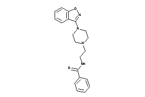 N-[2-(4-indoxazen-3-ylpiperazino)ethyl]benzamide