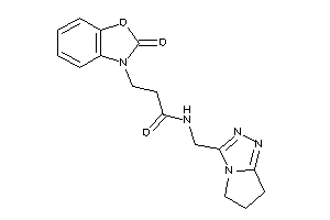 N-(6,7-dihydro-5H-pyrrolo[2,1-c][1,2,4]triazol-3-ylmethyl)-3-(2-keto-1,3-benzoxazol-3-yl)propionamide