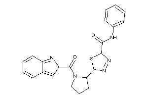 Image of 5-[1-(2H-indole-2-carbonyl)pyrrolidin-2-yl]-N-phenyl-2,5-dihydro-1,3,4-thiadiazole-2-carboxamide