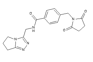 N-(6,7-dihydro-5H-pyrrolo[2,1-c][1,2,4]triazol-3-ylmethyl)-4-(succinimidomethyl)benzamide