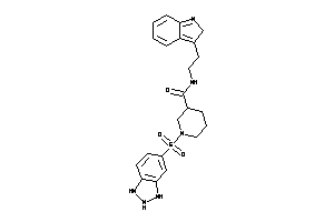 1-(2,3-dihydro-1H-benzotriazol-5-ylsulfonyl)-N-[2-(2H-indol-3-yl)ethyl]nipecotamide