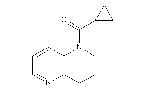 Cyclopropyl(3,4-dihydro-2H-1,5-naphthyridin-1-yl)methanone