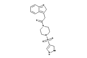Image of 2-(2H-indol-3-yl)-1-[4-(3-pyrazolin-4-ylsulfonyl)piperazino]ethanone