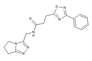 N-(6,7-dihydro-5H-pyrrolo[2,1-c][1,2,4]triazol-3-ylmethyl)-3-(3-phenyl-1,2,4-oxadiazol-5-yl)propionamide