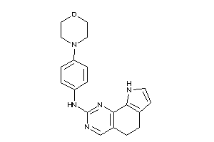 6,9-dihydro-5H-pyrrolo[3,2-h]quinazolin-2-yl-(4-morpholinophenyl)amine