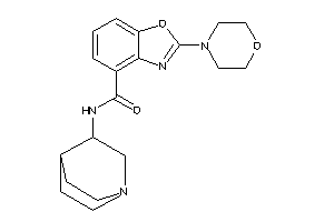 2-morpholino-N-quinuclidin-3-yl-1,3-benzoxazole-4-carboxamide