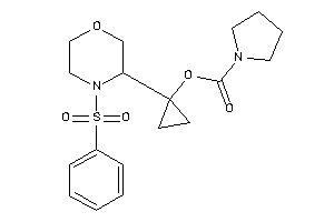Image of Pyrrolidine-1-carboxylic Acid [1-(4-besylmorpholin-3-yl)cyclopropyl] Ester