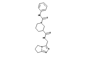 N'-(6,7-dihydro-5H-pyrrolo[2,1-c][1,2,4]triazol-3-ylmethyl)-N-phenyl-piperidine-1,3-dicarboxamide