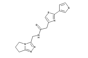 N-(6,7-dihydro-5H-pyrrolo[2,1-c][1,2,4]triazol-3-ylmethyl)-2-[2-(3-thienyl)thiazol-4-yl]acetamide