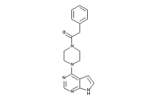 Image of 2-phenyl-1-[4-(7H-pyrrolo[2,3-d]pyrimidin-4-yl)piperazino]ethanone