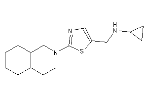 [2-(3,4,4a,5,6,7,8,8a-octahydro-1H-isoquinolin-2-yl)thiazol-5-yl]methyl-cyclopropyl-amine