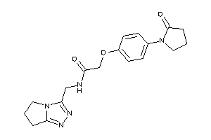 N-(6,7-dihydro-5H-pyrrolo[2,1-c][1,2,4]triazol-3-ylmethyl)-2-[4-(2-ketopyrrolidino)phenoxy]acetamide