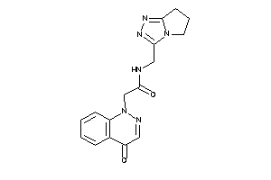 N-(6,7-dihydro-5H-pyrrolo[2,1-c][1,2,4]triazol-3-ylmethyl)-2-(4-ketocinnolin-1-yl)acetamide