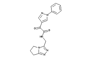 N-(6,7-dihydro-5H-pyrrolo[2,1-c][1,2,4]triazol-3-ylmethyl)-2-keto-2-(1-phenylpyrazol-4-yl)acetamide