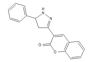 Image of 3-(5-phenyl-2-pyrazolin-3-yl)coumarin