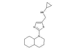 [2-(3,4,4a,5,6,7,8,8a-octahydro-2H-quinolin-1-yl)thiazol-5-yl]methyl-cyclopropyl-amine