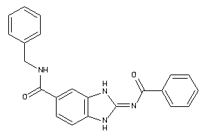 2-benzoylimino-N-benzyl-1,3-dihydrobenzimidazole-5-carboxamide